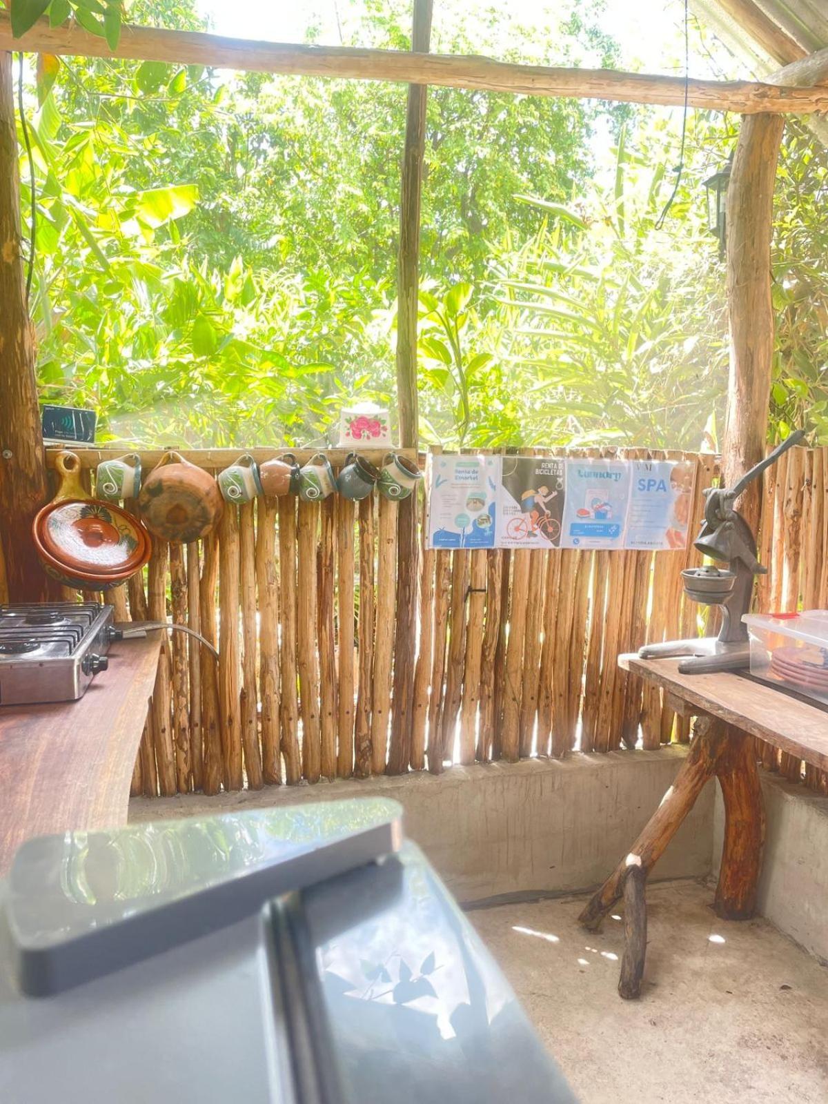 Cabanas Alma Verde Bacalar Buitenkant foto